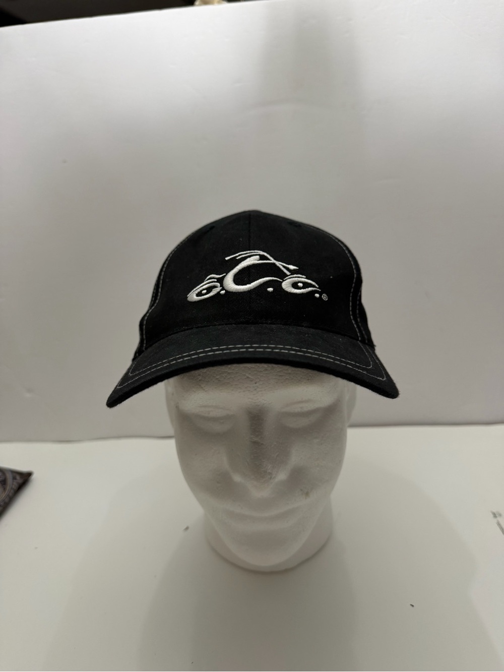 Orange County Choppers OCC Motorcycle Black Adjustable Strapback Hat